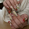 Ladybugs Lily Garden Nails