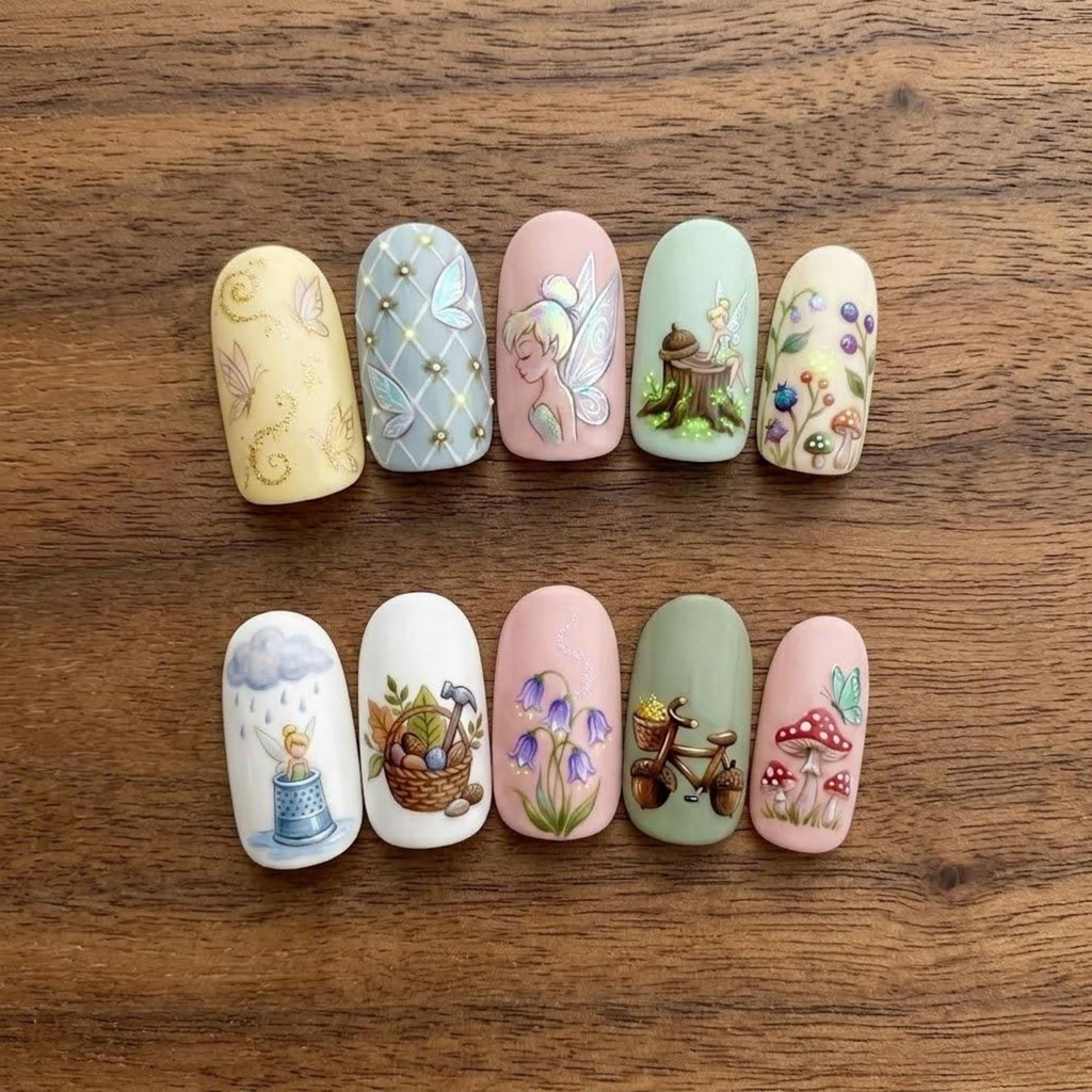 Tinker Spring Press On Nails