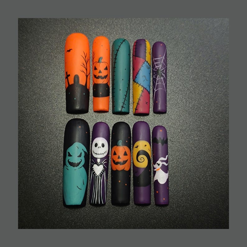 Spooky Halloween Nightmare Nail Set