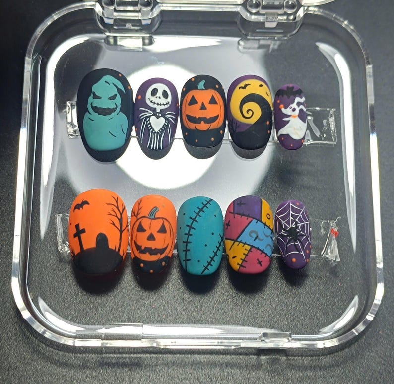 Spooky Halloween Nightmare Nail Set