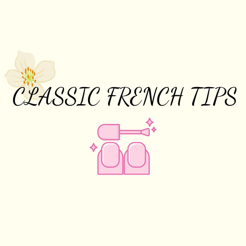 Classic French Tip Nails