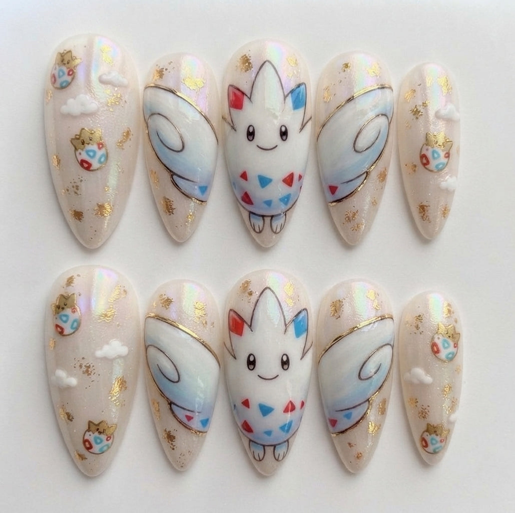 Dreamy Fairy Egg Press On Nails