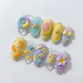 Pastel Summer Bikini Beach Nails