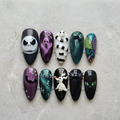 Spooky Haunted Nightmare Press On Nails