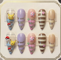 Sweet Jiggly Pika Nail Set