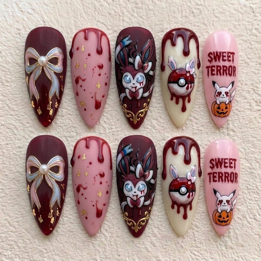 Sweet Terror Gothic Pocket Nails