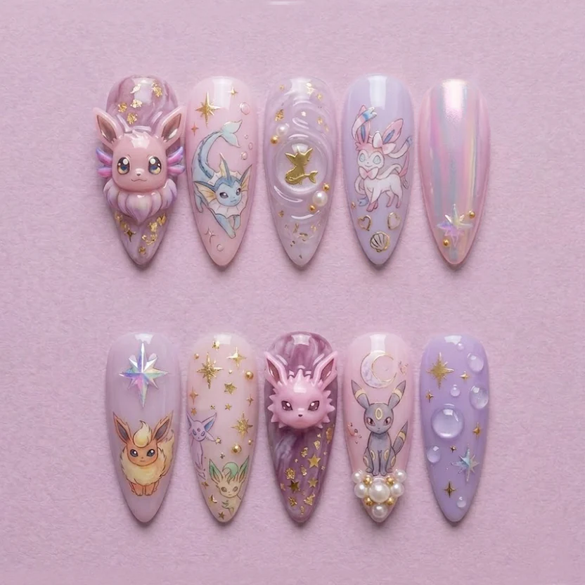 Moonbeam Evee Fairy Nail Set