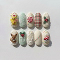 Holly Berries Pikaeevee Nails
