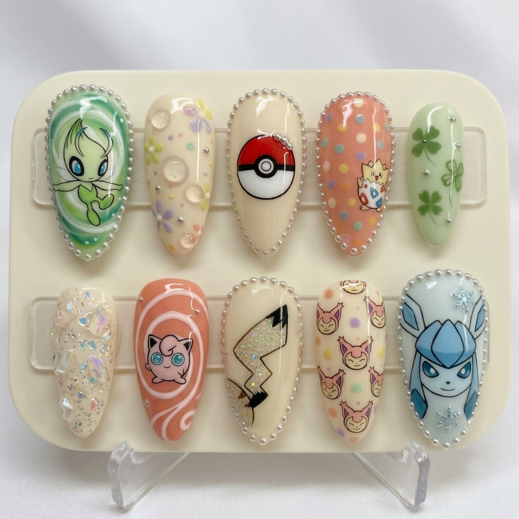 Dreamy Little World PKMs Nail