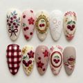 Coquette Cherry Nails Press On Nails