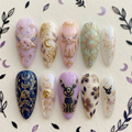 Twin Celestial Pocket Spirits Nail Set