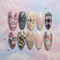 Pink Ribbon Pocket Fairy Nail Set