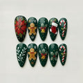 Gingerbread Candy Nail Set