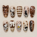Chocolate Melody Snoop Nails