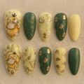 Curious Golden Creature Nail Set