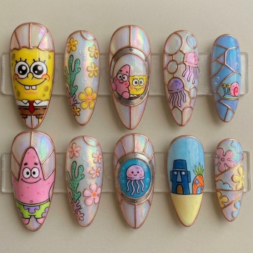 Underwater Adventure Press On Nails