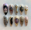Wednesday Dark Elegance Nail Set