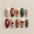 Holly Jolly Sweets Christmas Nails