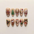 Bling Christmas Wonderland Nails