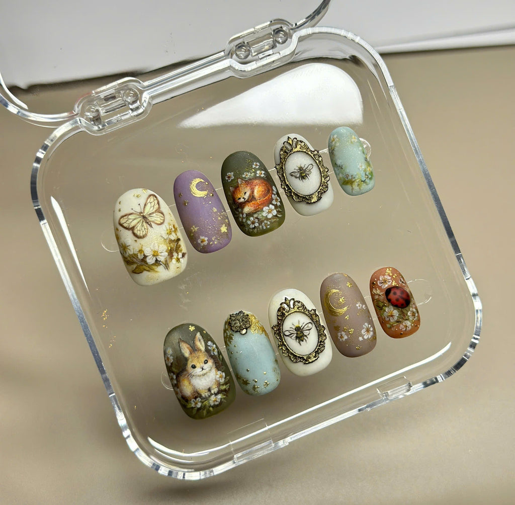 Enchanted Woodland Storybook Nails