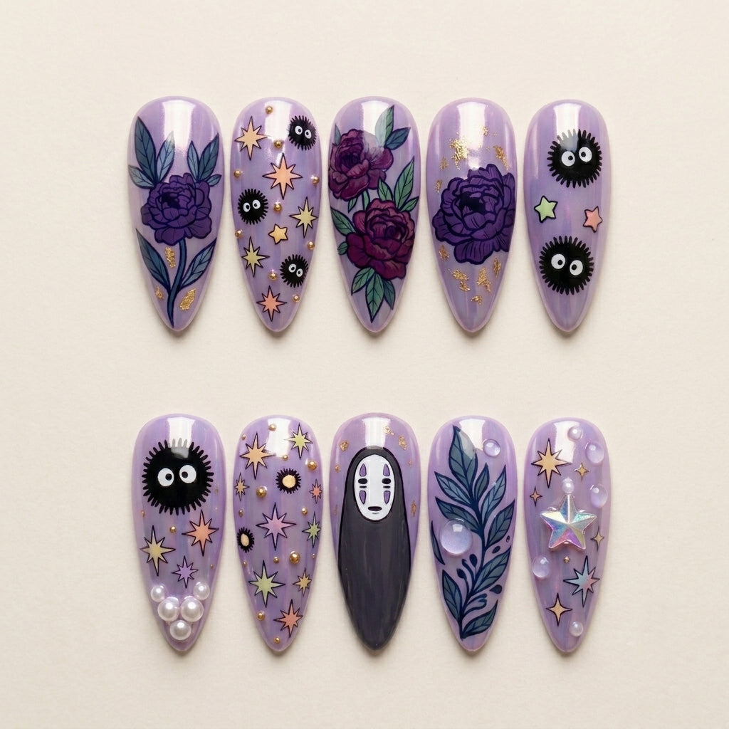 Mystic Spirit Inspired Press On Nails
